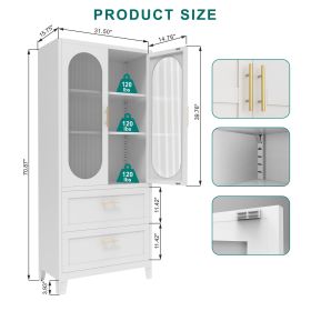 2 Doors 2 Drawers Cabinet
