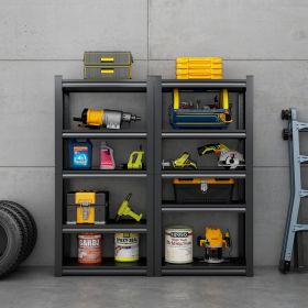 63"H 5 Tier Metal Shelves for Storage Garage Shelving 2000LBS Heavy Duty Storage Shelves Adjustable Garage Shelf Industrial Shelving Unit Storage Util