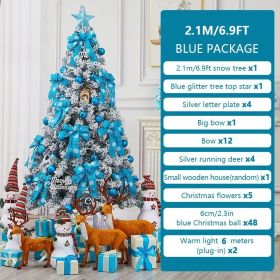 1PC artificial trees, home decor artificial trees, outdoor decorations, party supplies (inch: 82.5in, Colors: Blue)